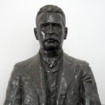 Popiersie prof. Zdzisława Dmochowskiego; 1. poł. XX w.; brąz; odlew; MHM WUM/3184