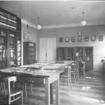 Wnętrze budynku Zakładu Medycyny Sądowej; 1945-1981; fotografia; MHM WUM/1222