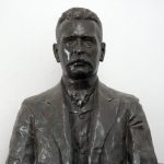 Popiersie prof. Zdzisława Dmochowskiego; 1. poł. XX w.; brąz; odlew; MHM WUM/3184